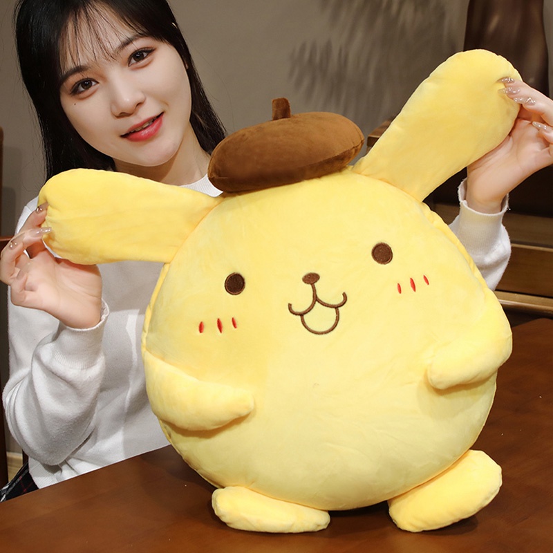 Gối Ôm Nhồi Bông Hình Sanrio Pompompurin 40cm Dễ Thương