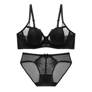 1 bộ sexy nơ cô gái áo ngực ren + quần lót chống chảy xệ đẩy lên phụ nữ vòng thép đồ lót chất lượng cao thoải mái dây mềm đồ lót nữ bralette