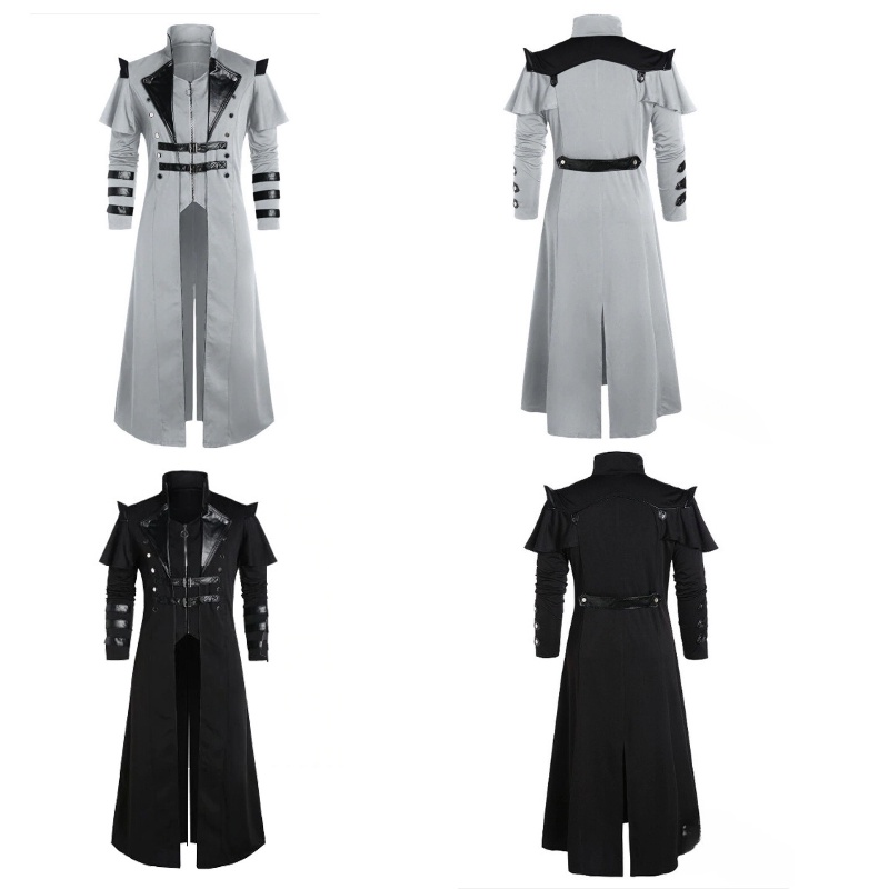 Áo khoác len thời trang, thiết kế tách rời sang trọng, phù hợp cosplay hoặc biểu diễn trên sân khấu