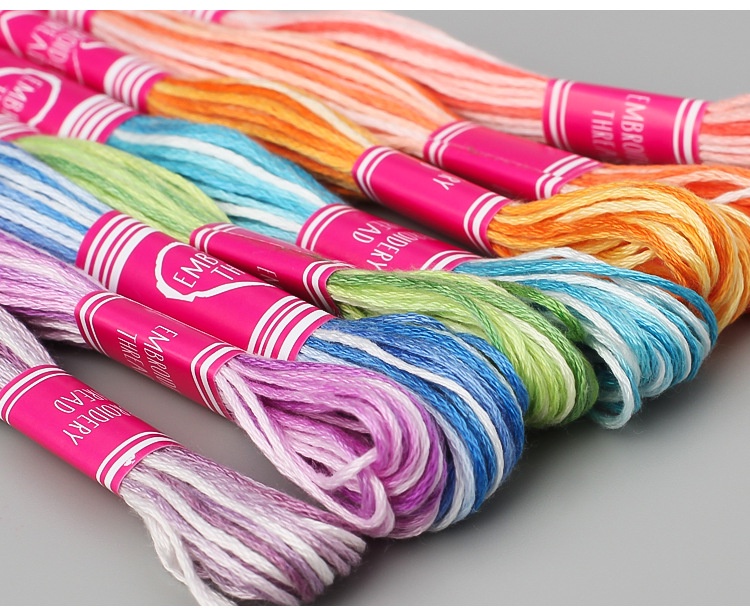 Bộ 8 Cuộn Chỉ Thêu Chữ Thập 8m8 Bằng Polyester Màu Sắc Gradient 8 Cuộn ...