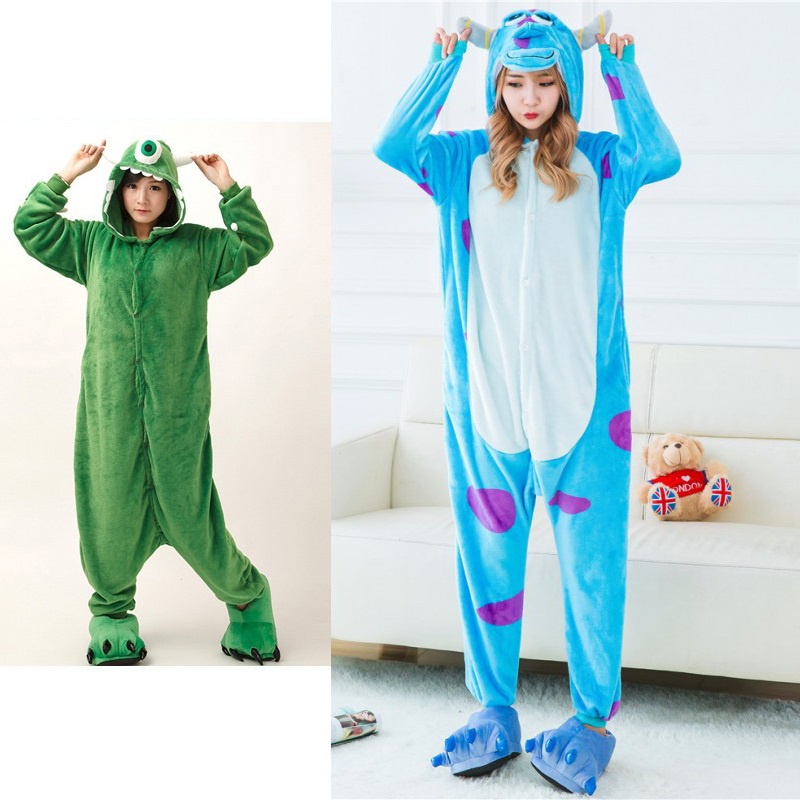 Playful Stylish And Monsters University Mike Wazowski Và Sully Trang Phục Mọi Người Cho Bộ Đồ Ngủ