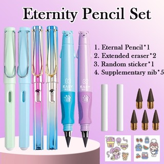 Set 9 Bút Chì Morandi Không Giới Hạn Tiện Dụng Cho Học Sinh