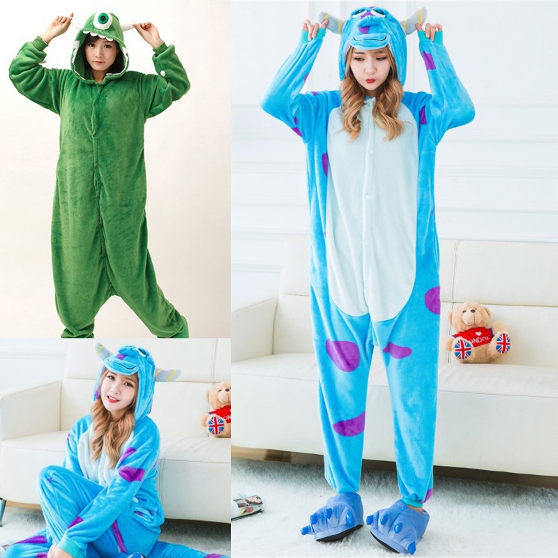 Playful Stylish And Monsters University Mike Wazowski Và Sully Trang Phục Mọi Người Cho Bộ Đồ Ngủ