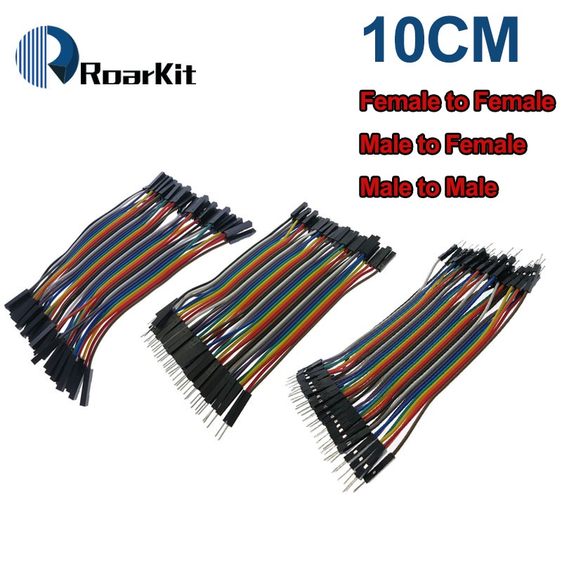 40-120 Chiếc Dupont Line 10CM 40Pin Nam Đến Nam + Nam Đến Nữ Và Nữ Đến ...