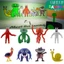 Rainbow Garden Banban Pvc Nhân vật sưu tập dễ thương và đầy màu sắc cho vườn ươm và gia đình