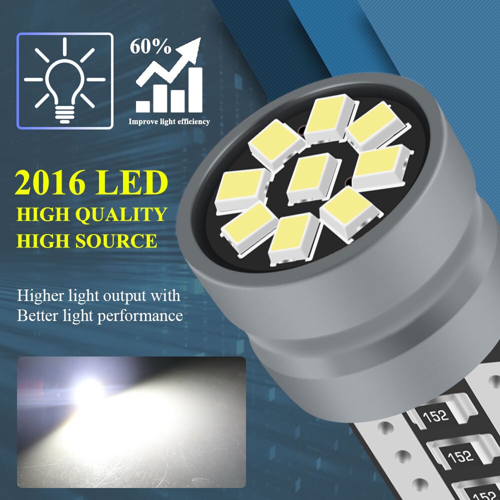 Mô tả Bóng đèn led LYMOYO T10 W5W ánh sáng trắng 6000K cho biển số xe hơi - 2