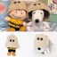 Đồ chơi sang trọng Snoopy Charlie Brown có móc khóa nắp đầu