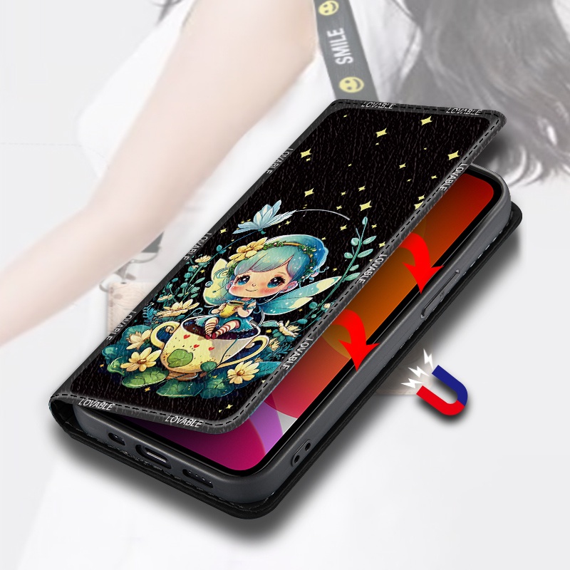 Bao da phù hợp cho iphone 7/8 plus xr xs 11 pro max phone case moon girl shock-resistant i8 se3 apple
