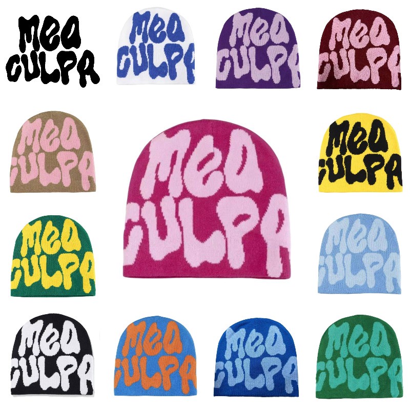 Mũ dệt kim Mea Culpa Beanies Phụ kiện hoàn hảo cho thời trang thời tiết lạnh