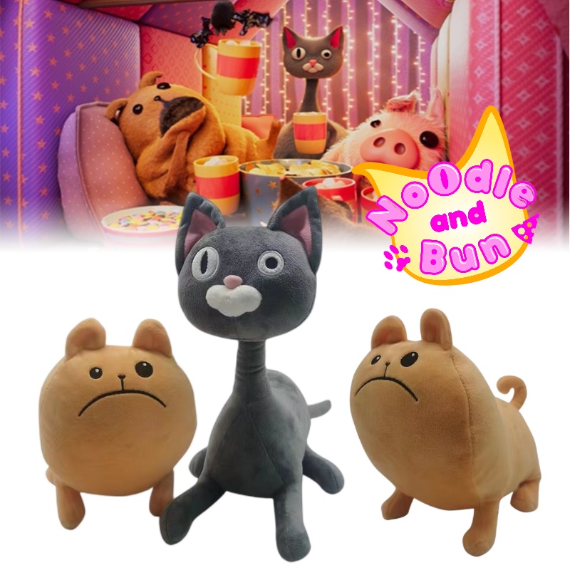 Mì Đồ Chơi Sang Trọng Dễ Thương Và Bun- Mềm Mại Và Cuddly Hoạt Hình Mèo Và Thú Nhồi Bông