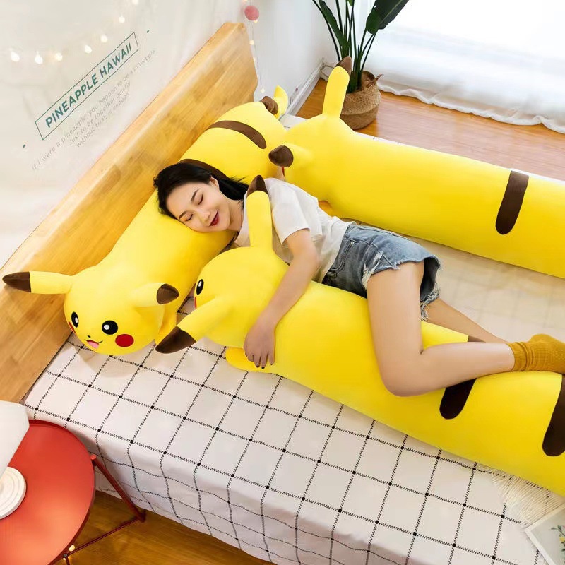 Gối Ôm Dài Hình Pikachu Dễ Thương