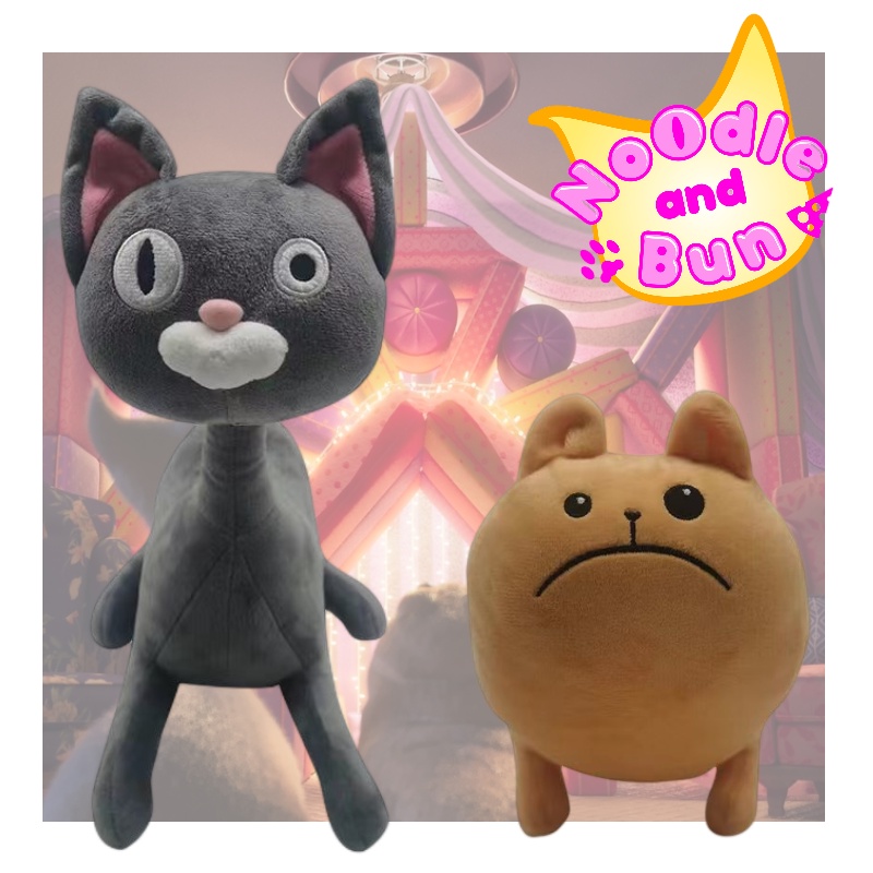 Mì Đồ Chơi Sang Trọng Dễ Thương Và Bun- Mềm Mại Và Cuddly Hoạt Hình Mèo Và Thú Nhồi Bông