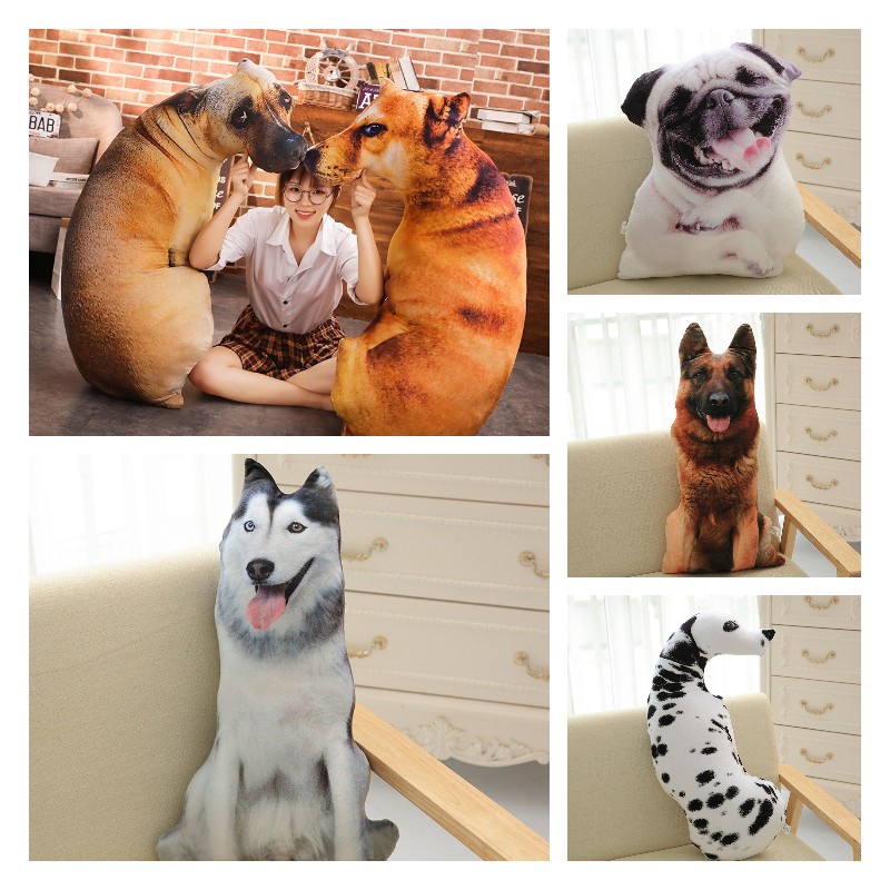 Gối hình 3d thoải mái cho chó Đồ chơi sang trọng dễ thương và mềm mại Vải sang trọng ngắn và bông Pp có sẵn nhiều màu sắc và kích cỡ khác nhau