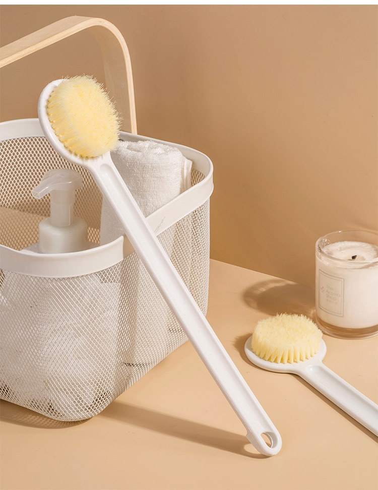 Mô tả Bàn Chải Tắm Lông Mềm Cán Dài Tiện Dụng - 3