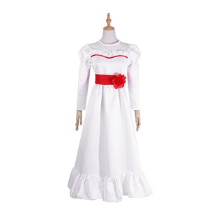 Trang phục Cosplay Annabelle - Váy trắng mềm mại, thoải mái, phù hợp cho Halloween