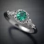 Đệm chất lượng cao cấp Halo Green Ring Quà tặng kỷ niệm nữ cho mọi dịp