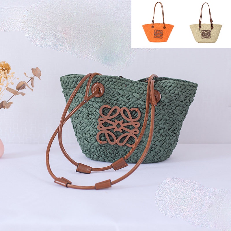 Túi dệt thủ công Túi rơm đi biển dành cho nữ Phong cách tối giản đô thị Kích thước trung bình
