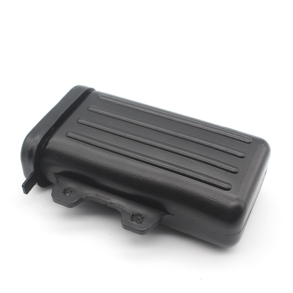 Cassetta Degli Attrezzi Per Moto DR250, Djebel, TW200, TW225 - In Plastica Nera, Dimensioni Compatte, Facile Installazione