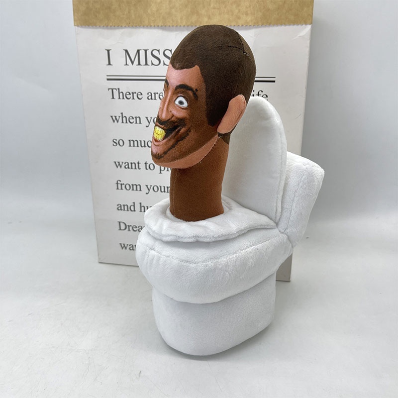 Đồ chơi nhồi bông Hình Toilet Skibidi 28cm Ngộ Nghĩnh