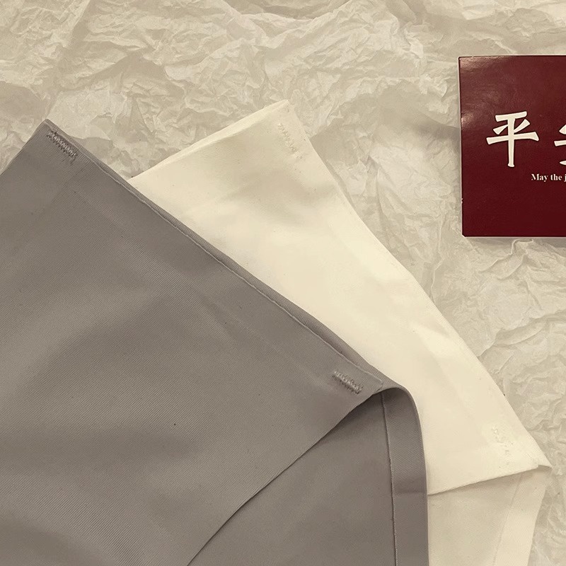 5 màu sắc mùa hè băng lụa đồ lót liền mạch nữ, đũng cotton, giữa eo, thoải mái, đơn giản, cho cô gái trẻ