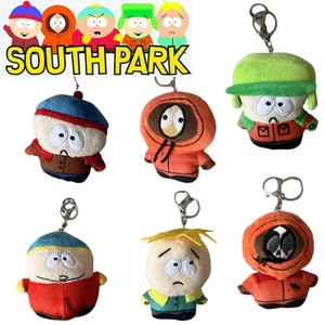 10cm South Park Kenny Butters Stan Sang Trọng Đồ Chơi Mặt Dây Chuyền Mềm Móc Khóa Có Miếng Dán Trò Chơi Quạt Kid Babys