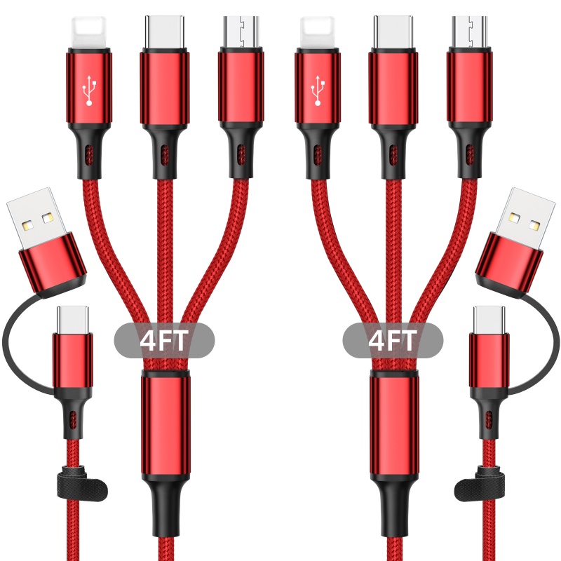 Mô tả Dây cáp sạc nhanh HDOORLINK 5 trong 1 3A USB A / C sang điện thoại Type-C / Micro USB / nhẹ thích hợp cho IOS Android - 8