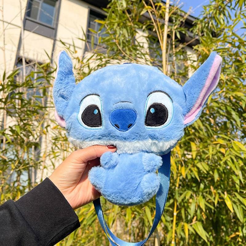 Túi Đeo Chéo Hình stitch Nhồi Bông Mềm Mại Thoải Mái