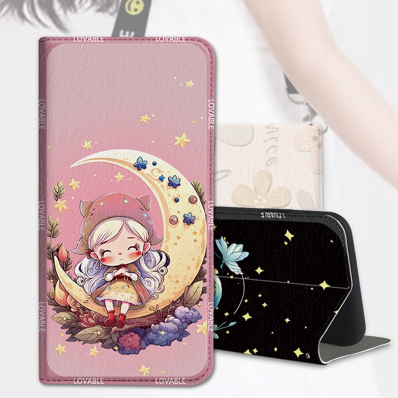 Bao da phù hợp cho iphone 7/8 plus xr xs 11 pro max phone case moon girl shock-resistant i8 se3 apple