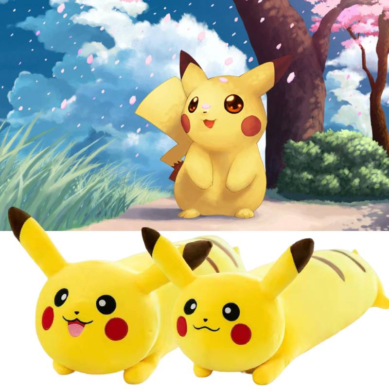 Gối Ôm Dài Hình Pikachu Dễ Thương