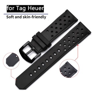 Dây Đeo Cao Su Silicone 22mm Cho Tag Heuer Racing F1 WAZ2113