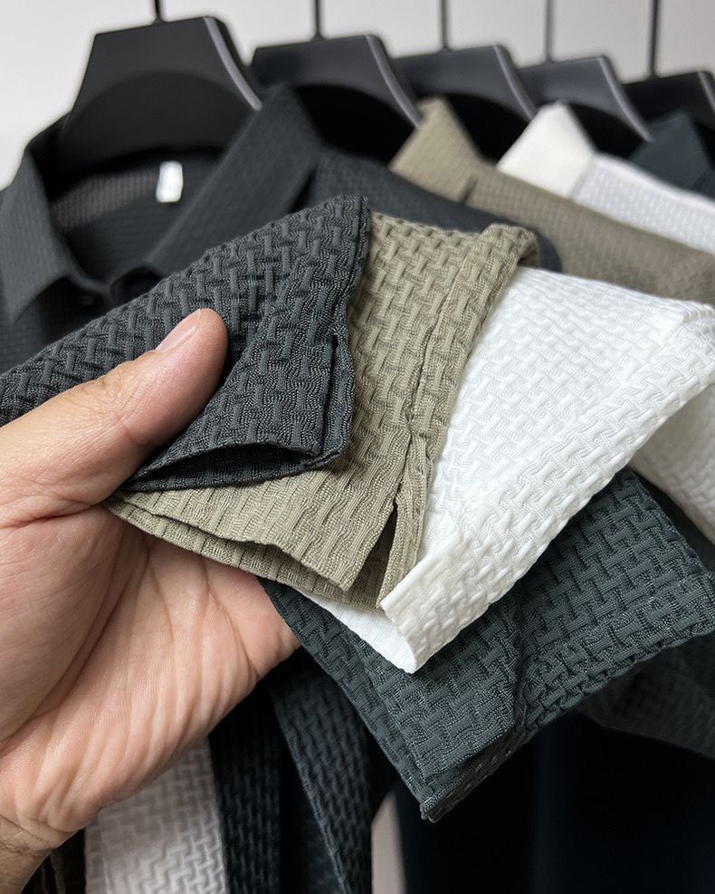 Áo Polo Nam Lụa Băng Ice Silk XC2522 màu trắng