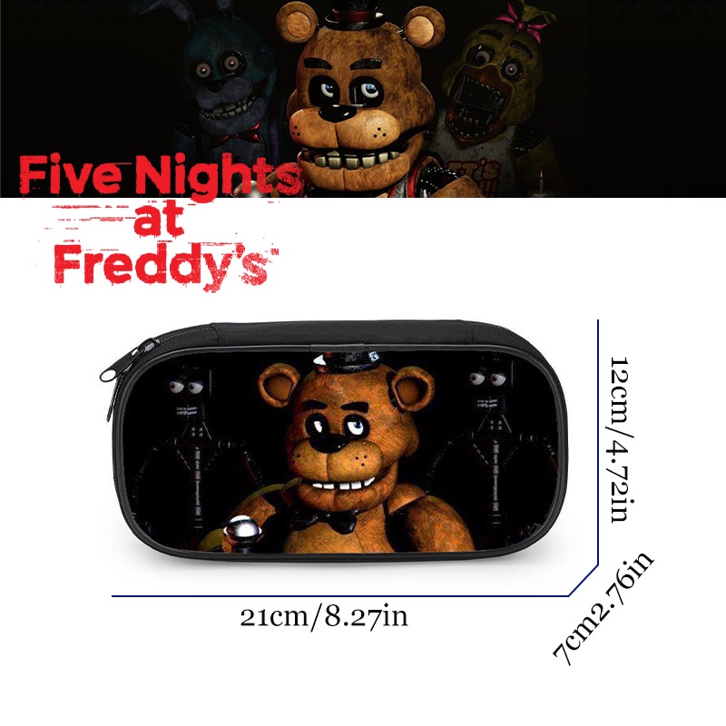 Trò Chơi Năm Đêm Tại Freddy Hộp Đựng Bút Chì Trẻ Em Hộp Văn Phòng Phẩm Bút Túi Bảo Quản Bé Trai