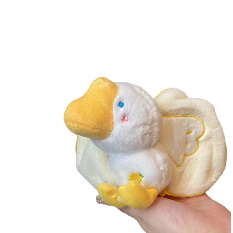 Móc Khóa Hình Trái Cây / Động Vật Hoạt Hình Nhồi Bông 12cm Dễ Thương Dùng Làm Quà Tặ
