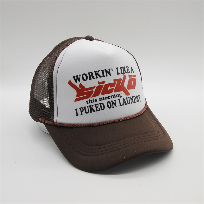 Mũ Lưỡi Trai In Chữ Ian Connor Sicko Trucker Thời Trang Đường Phố Cho Nam Và Nữ