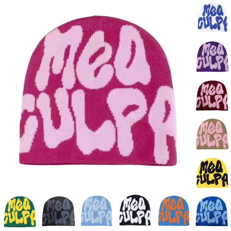 Mũ dệt kim Mea Culpa Beanies Phụ kiện hoàn hảo cho thời trang thời tiết lạnh