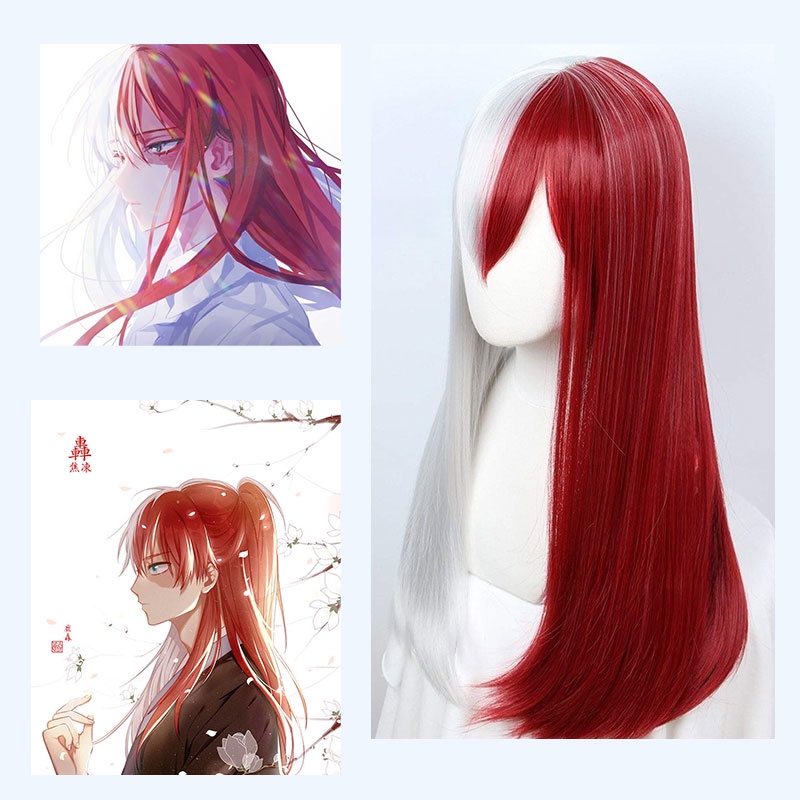 Nhận Cosplay Todoroki Và Bakugo Hoàn Hảo Với Này My Hero Giới Học Thuật Tóc Giả Chiều Dài 65cm