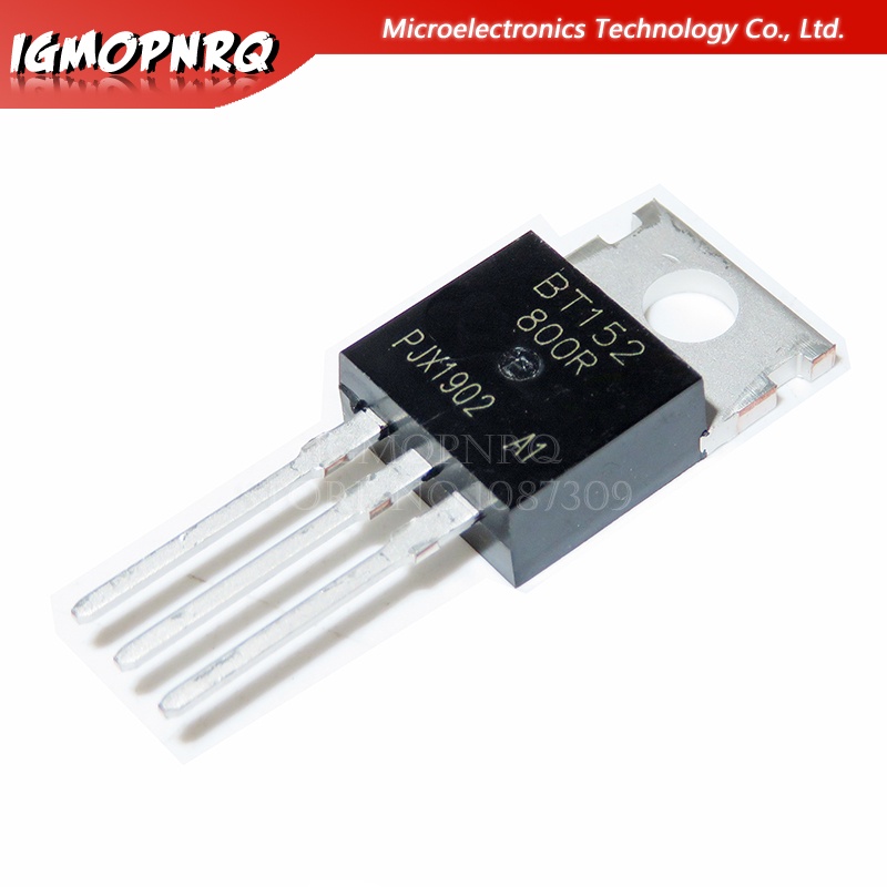 Lot De 10 Transistors BT152-800R En Boîtier TO-220 - Neufs Pour Réparations Ou Circuits Électroniques