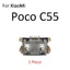 Type-C Micro Jack Kết Nối Ổ Cắm Cho XiaoMi Poco C40 C50 C51 C55 F4 F5 M4 M5 Mi X3 X4 X5 Pro GT Sạc Dock Cắm Cổng Thay Thế Các Bộ Phận