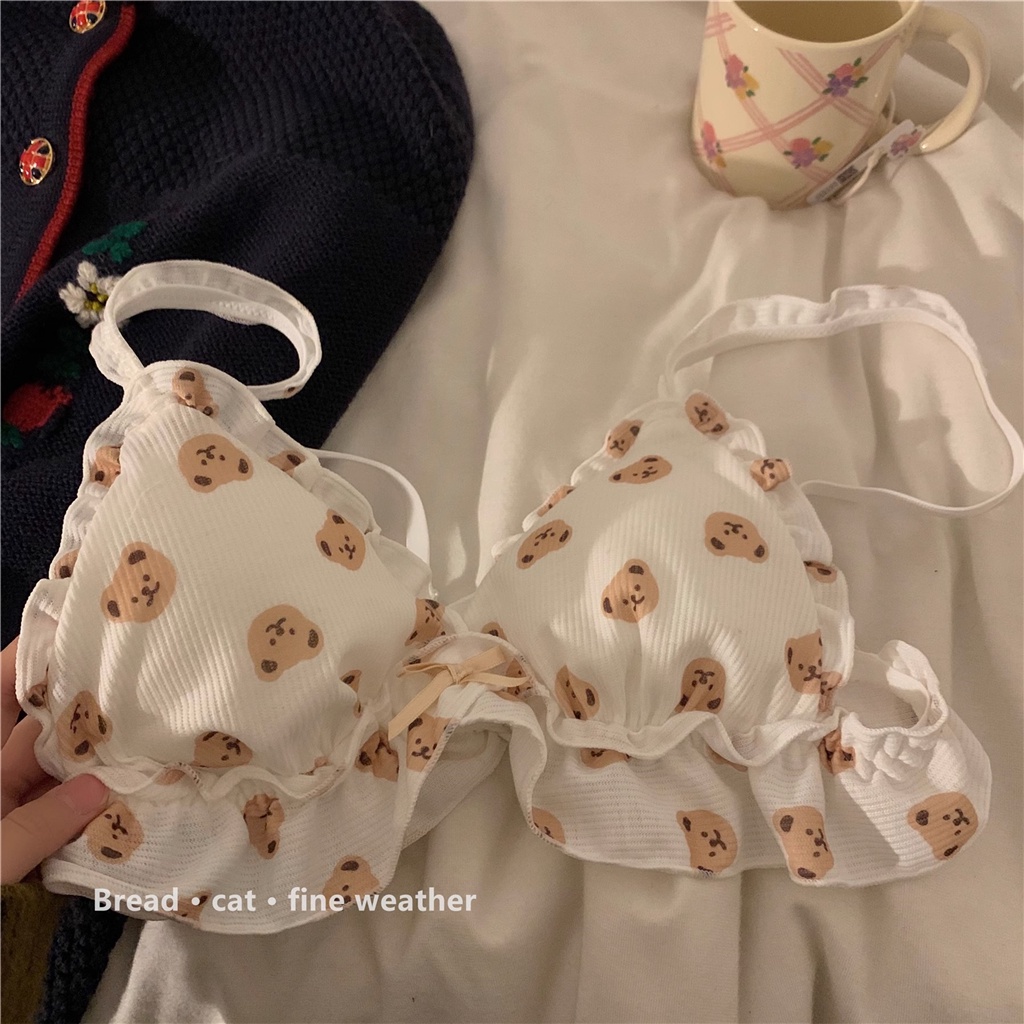 [Hàng Có Sẵn] Áo Ngực cotton Mỏng Không Gọng Đệm Ngực Thời Trang Trẻ Trung Thoải Mái Cho Nữ