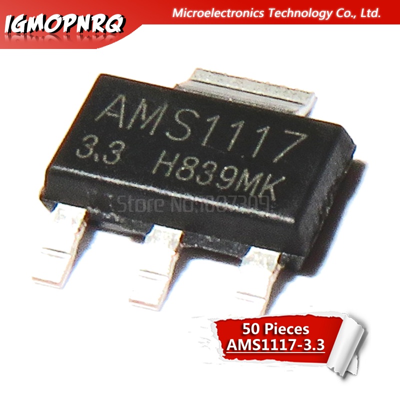 AMS1117 3.3V 1A SMD SOT-223 DC Voltage Regulator IC In Pakistan - Foto 12