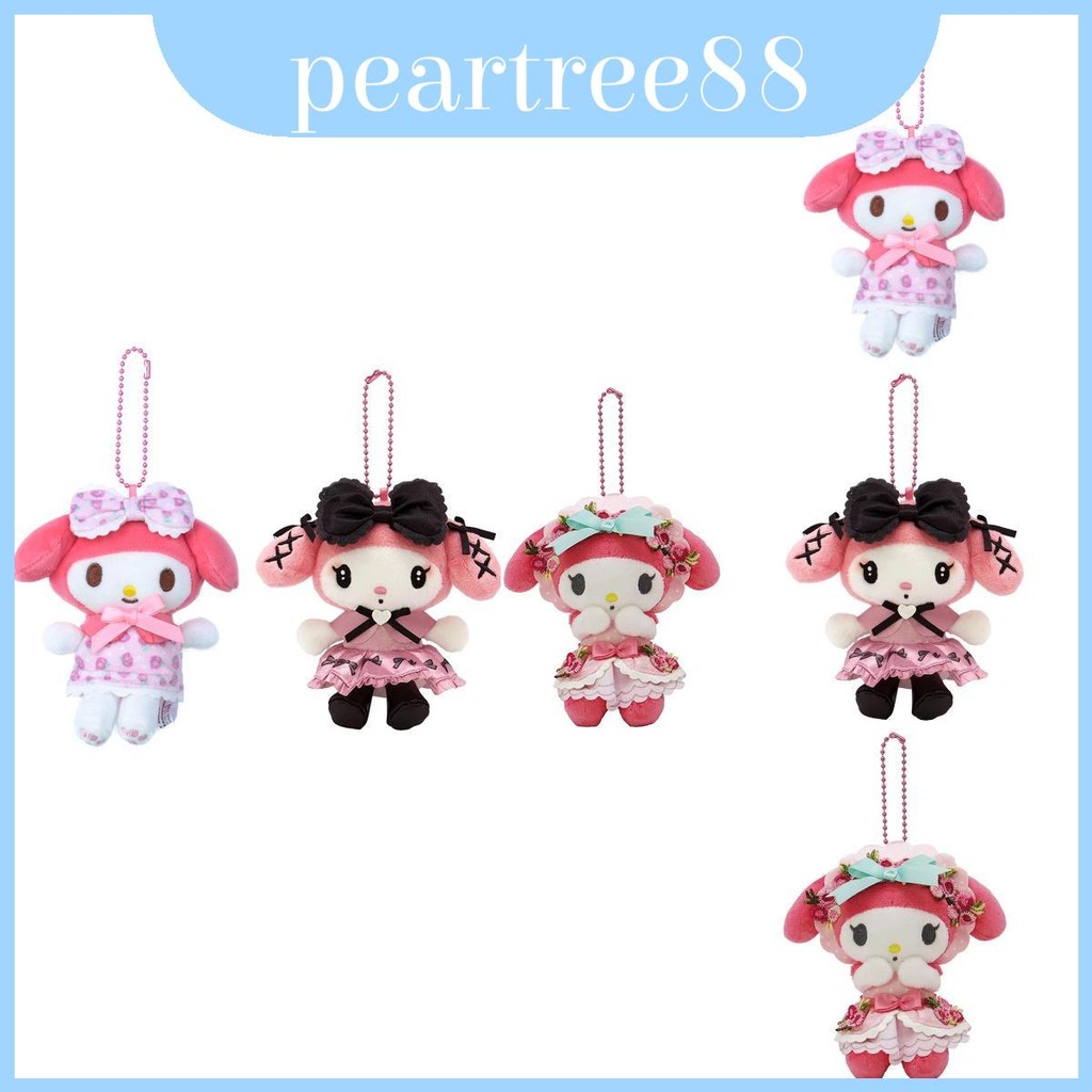 Đồ chơi sang trọng mềm Melody Sanrio có tóc ngắn và thiết kế thủ công cho người sưu tập và trẻ em