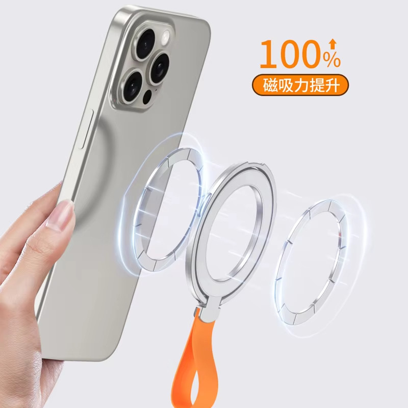 Giá đỡ vòng từ tính hai mặt Series Xoay 360 độ Magsafe Giá đỡ kim loại Giá đỡ điện thoại có thể tháo rời cho điện thoại
