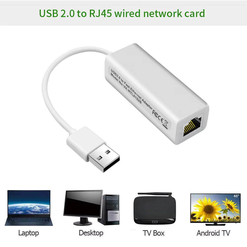 Usb 2.0 Có Dây USB Sang RJ45 Ethernet Adapter Card Mạng LAN Cáp Internet Cho PC Laptop MacBook Windows 7 8 10 XP Máy Tính Bảng Laptop