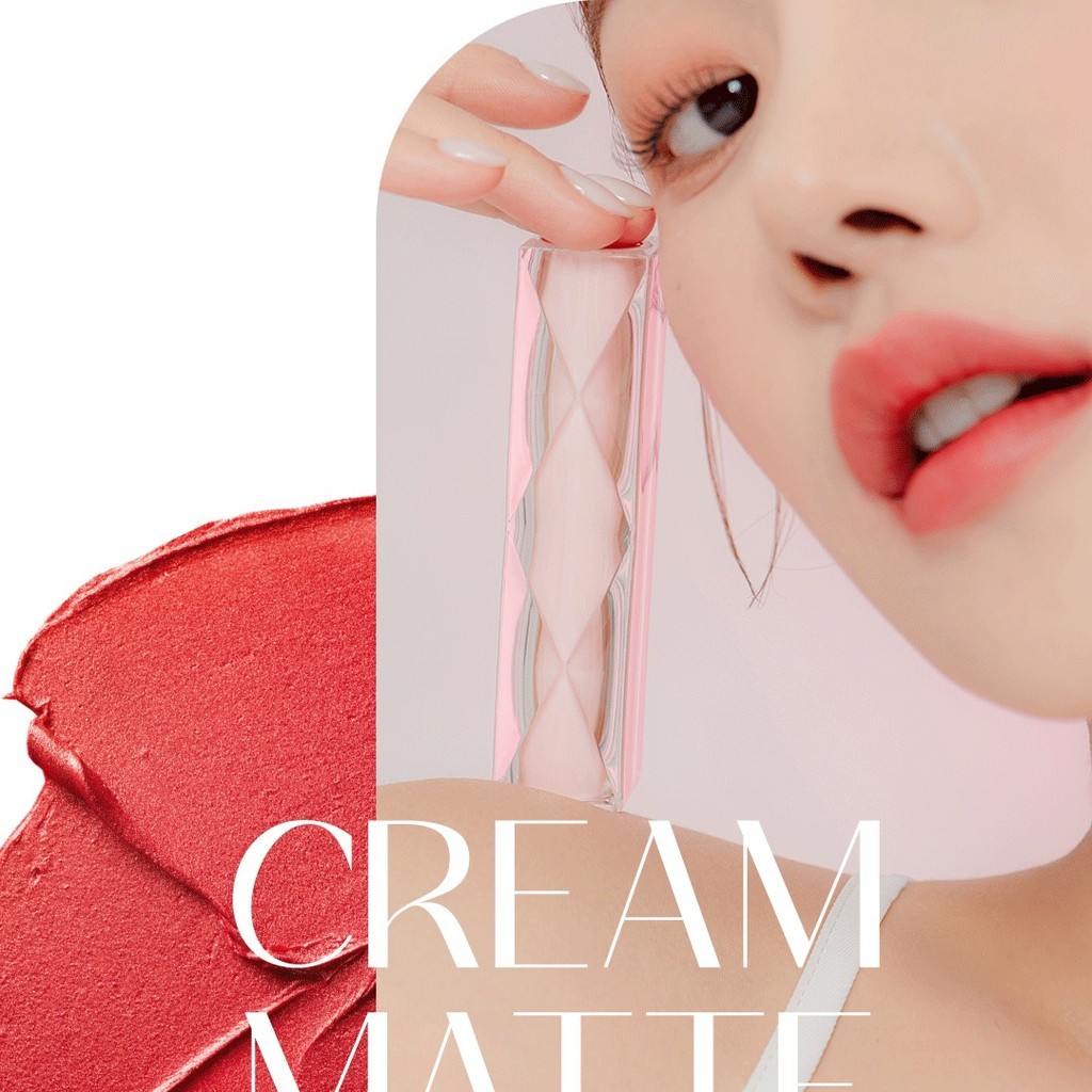 Mô tả Son Kem Siêu Lì YNM Cream Matt Lipstick Mịn Mượt, Mờ Rãnh Môi 5g - Daily Beauty - 3