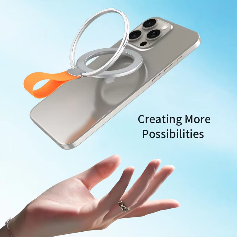 Giá đỡ vòng từ tính hai mặt Series Xoay 360 độ Magsafe Giá đỡ kim loại Giá đỡ điện thoại có thể tháo rời cho điện thoại
