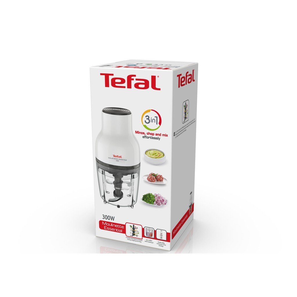 Mô tả [KOL - KOC] Máy xay thịt Tefal MB520138 - Công suất lớn 300W - Tổng công suất 0.4 Lít - Bảo hành 24 tháng - 3