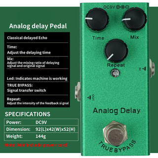 10 Kiểu Hiệu Ứng Đàn guitar Điện Vintage Overdrive Ultimate Drive Crunch Biến Dạng Giấc Mơ Mỹ Cổ Điển Hợp Âm Pha Vintage Hợp Âm Analog Độ Trễ Kỹ Thuật Số Tremolo Độ Trễ Tương Tự