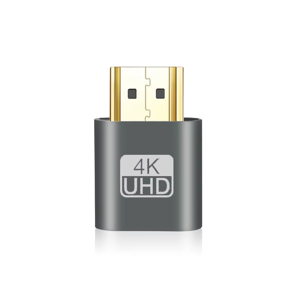 Vga Màn Hình Ảo Adapter 4K HDMI Tương Thích 1.4 DDC EDID Dummy Cắm Không Đầu Ma Màn Hình Giả Lập Thẻ Video Khóa Tấm