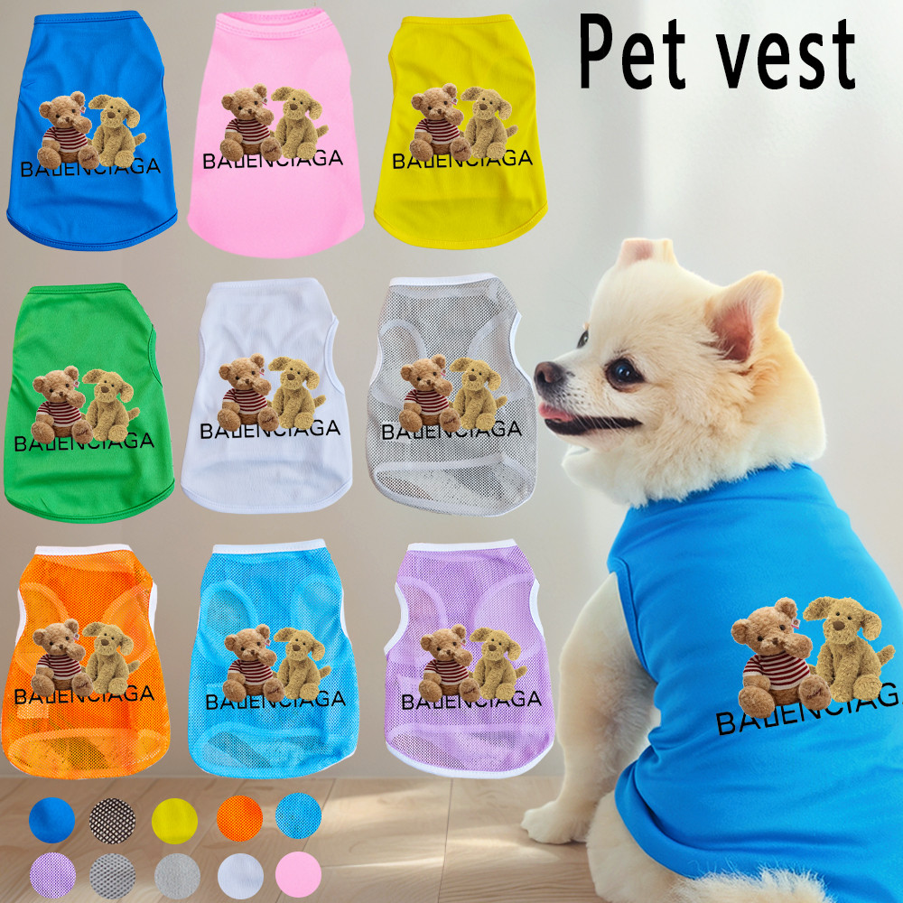 ✨ Hàng Mới Về ✨ Áo Vest lưới in hình gấu và chó con thời trang cho mèo / chó