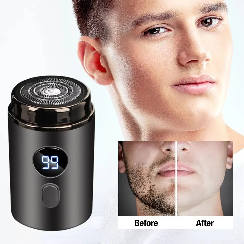 2 Chiếc Nam Máy Cạo Râu Điện Sạc Usb Mini Bỏ Túi Du Lịch Dao Cạo Ướt Khô Thoải Mái Du Lịch Dễ Dàng Râu Cơ Thể Tông Đơ Cắt Tóc Bỏ Túi Dao Cạo Quà Tặng Năm Mới Cho Bạn Trai Cha